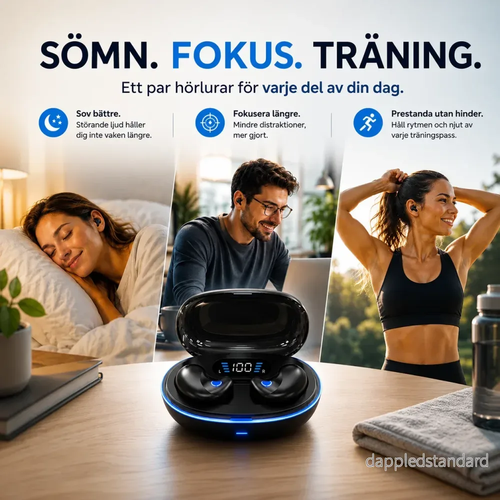 NoiseAway™ Ljuddämpande Öronproppar – För Sport, Fokus & Sömn