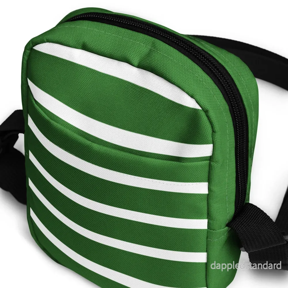 Crossbody Väska Rand Grön - Bild 3