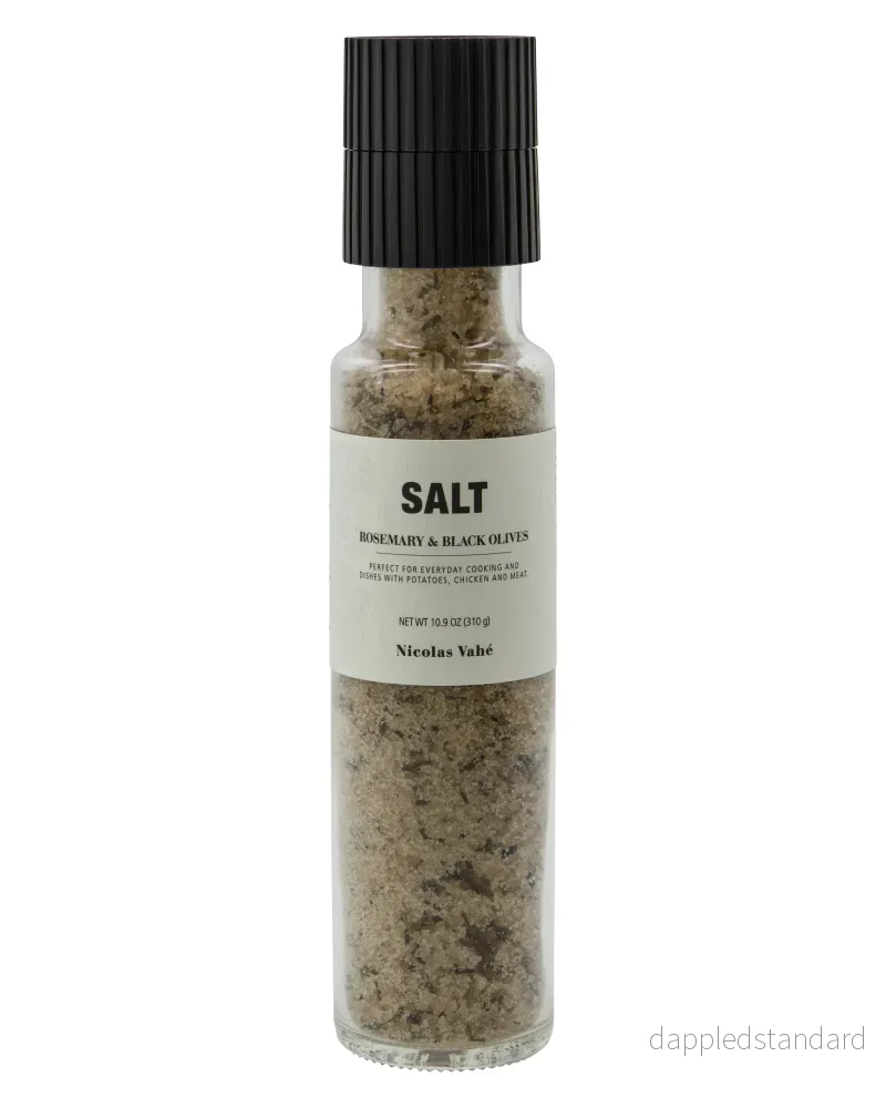 NICOLAS VAHE SALT ROSAMARIN & BLACK OLIVES NICOLAS VAHE SALT ROSAMARIN & BLACK OLIVES