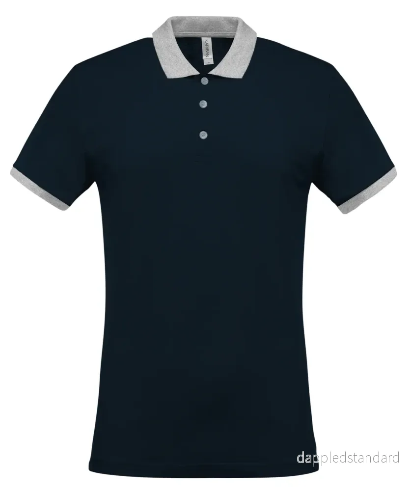 Bicolour Piqué Polo - Bild 2