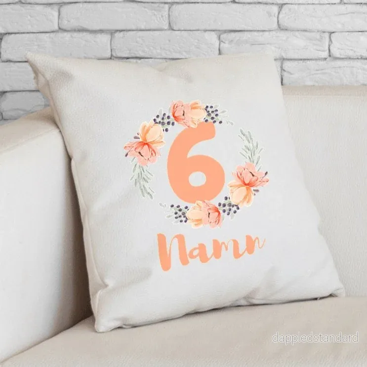 Flower Flow Peach | Fair Trade Kudde