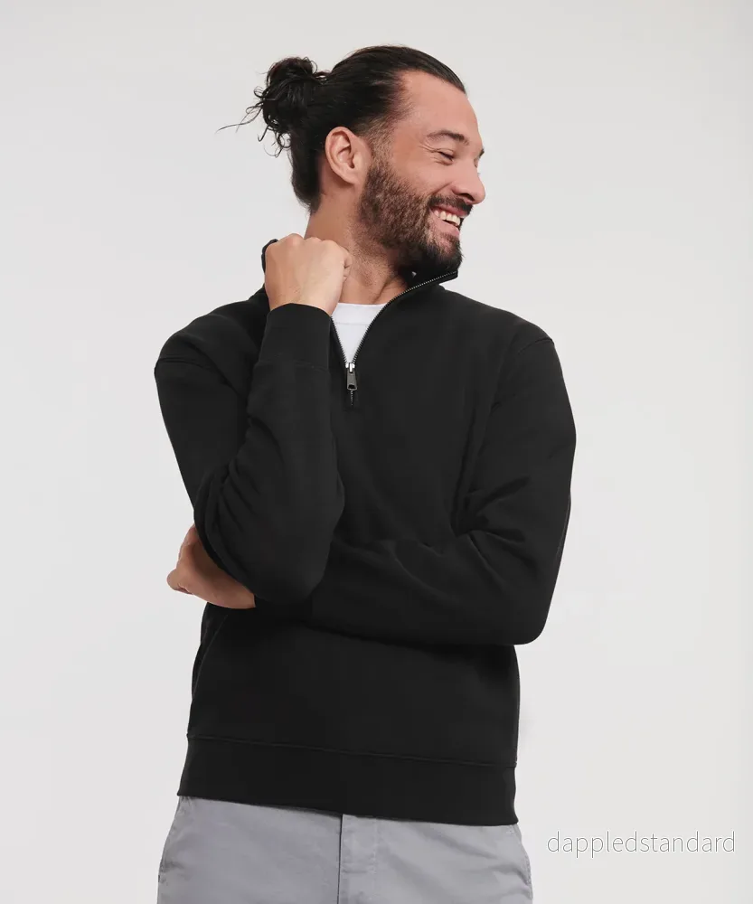 Russell Europe - Sweatshirt med Autentisk Dragkedja