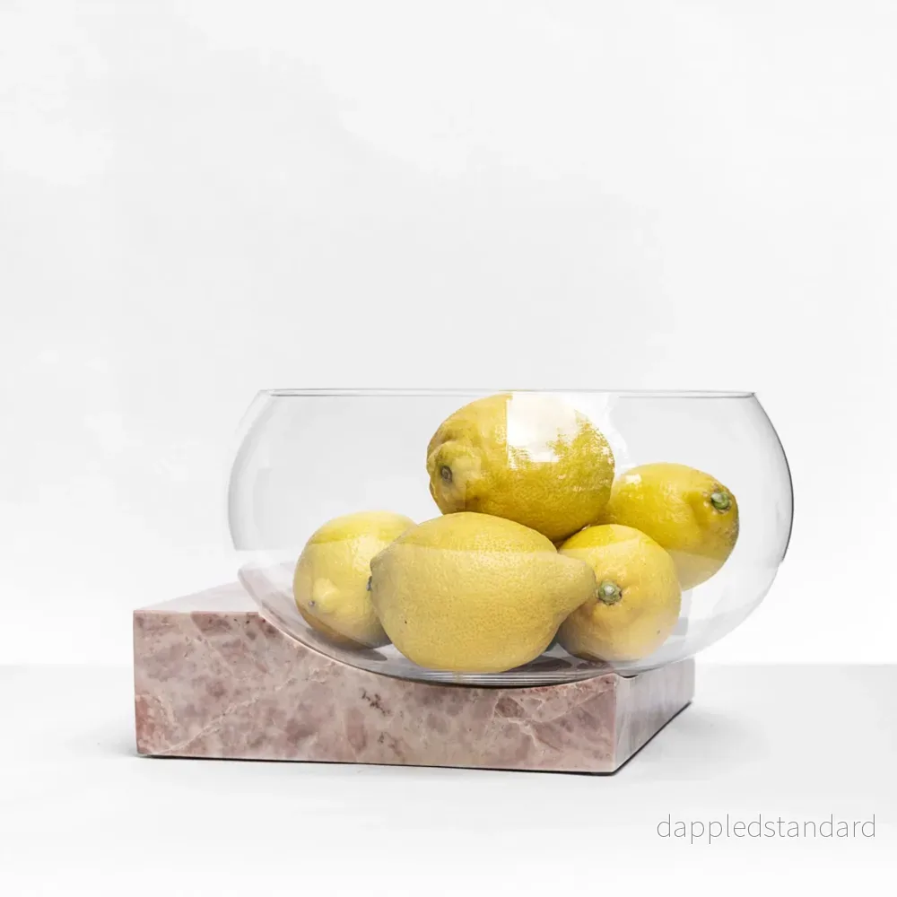 CLIFFHANGER BOWL – PINK MARBLE CLIFFHANGER BOWL – PINK MARBLE