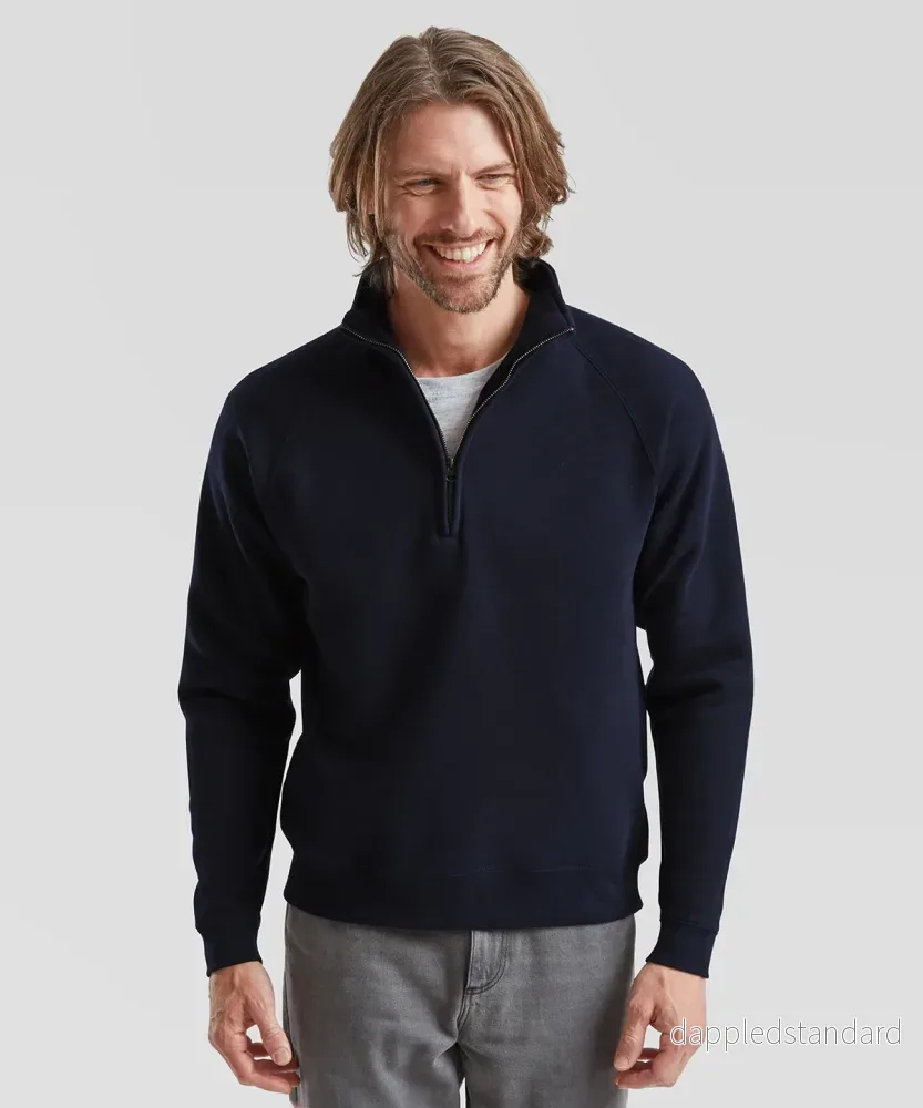 Fruit Of The Loom – Premium 70/30 sweatshirt med halsringning och dragkedja Fruit Of The Loom – Premium 70/30 sweatshirt med halsringning och dragkedja