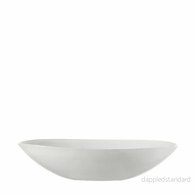 Skål oval 32 white Alabastro