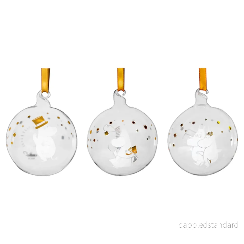 Moomin Christmas Ball – Set of 3 pcs Moomin Christmas Ball – Set of 3 pcs