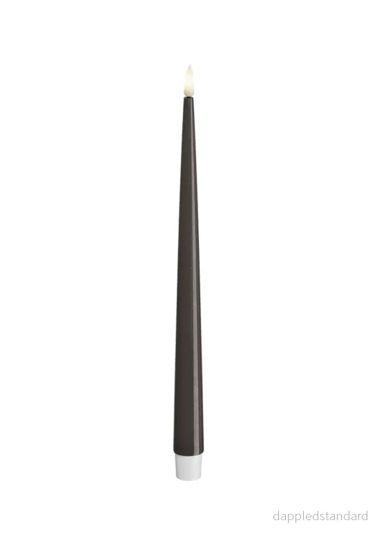 LED Kronljus Shiny 2,2x28 cm Mocca 2-pack