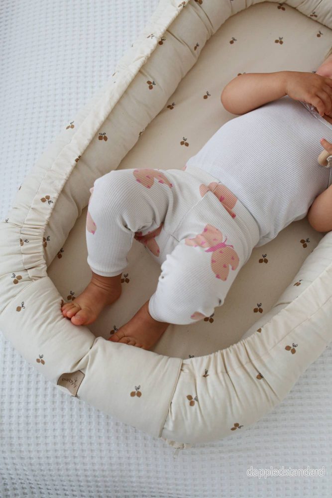 Babyly babynest midi i citronmönster - Bild 2