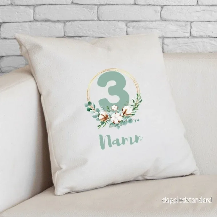 Flower Flow Green | Fair Trade Kudde