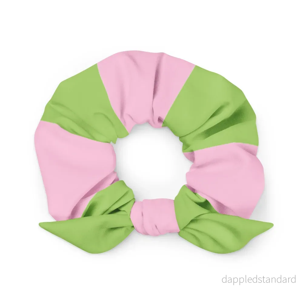 Scrunchie i återvunnet material Fika