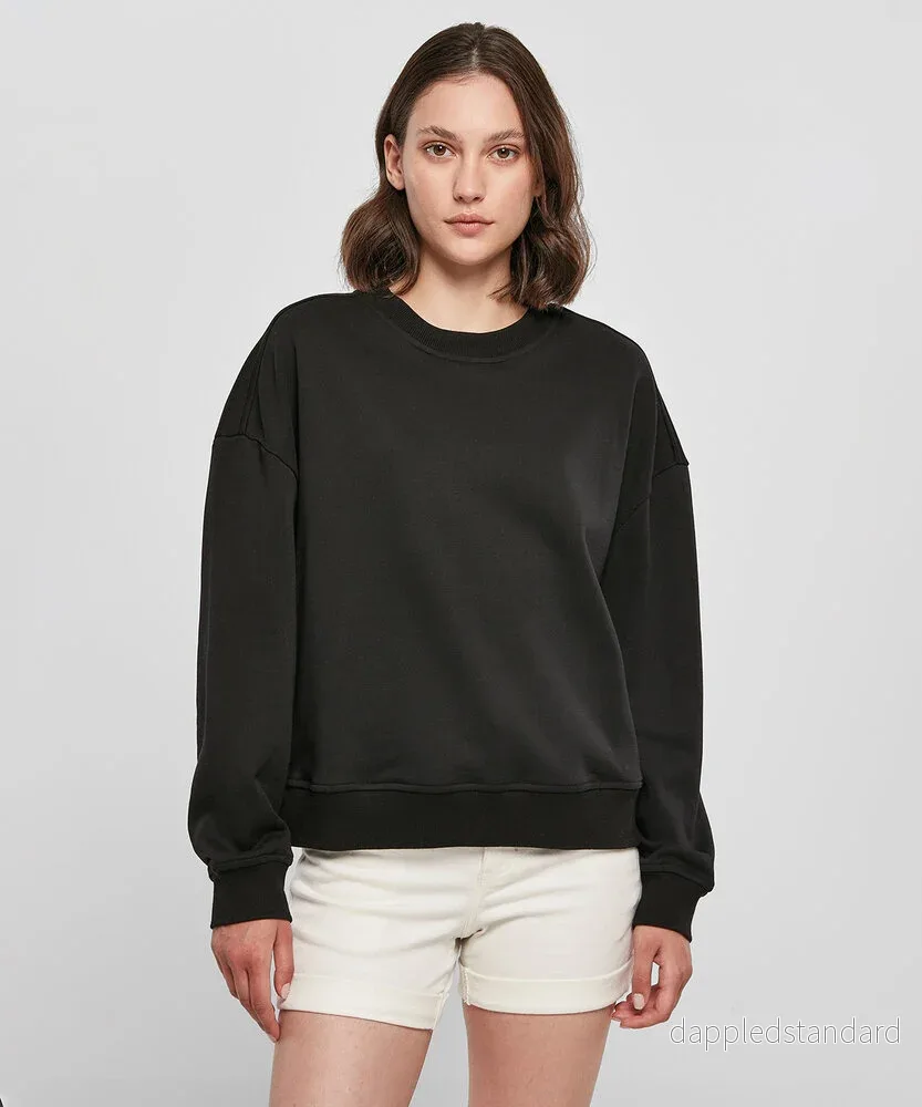 BUILD YOUR BRAND Women’s oversized crew neck sweatshirt BY212 BUILD YOUR BRAND Women’s oversized crew neck sweatshirt BY212