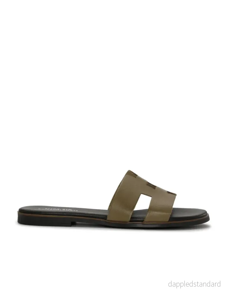 Khaki Seattle Shoe Biz Sandal