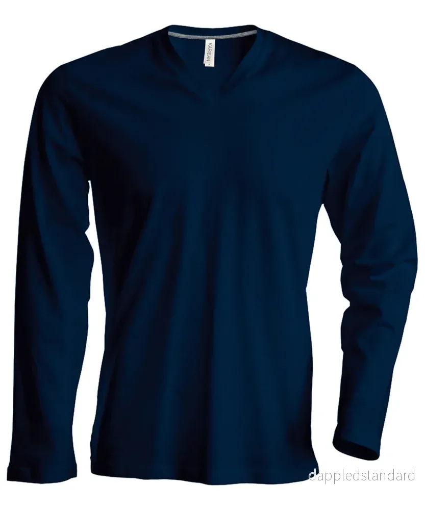 Long Sleeve V-Neck T-shirt - Herr - Bild 3