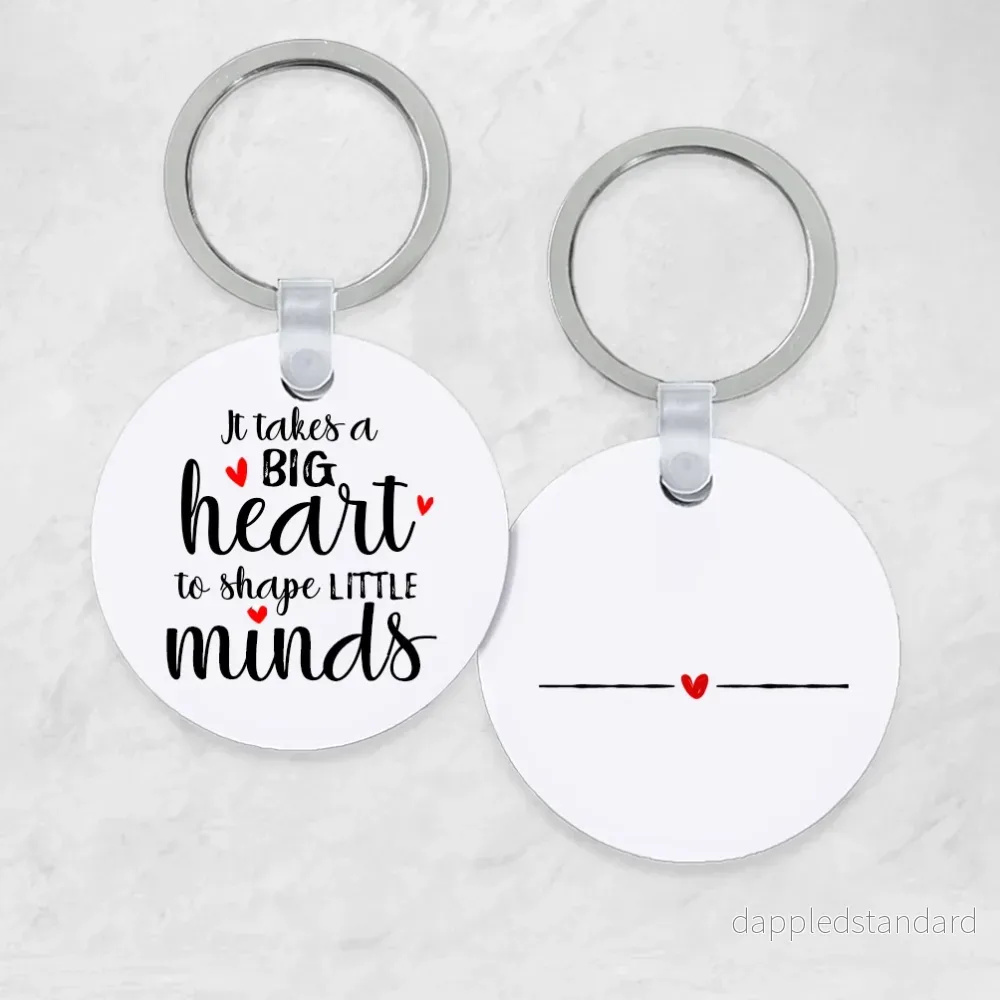 Nyckelring 5cm | Big heart | Pedagog - Bild 2