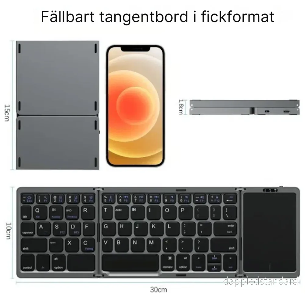 ThreeFold | Allt i ett vikbart tangentbord med touchpad. - Bild 2