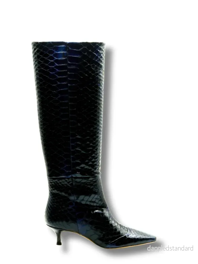 Custommade Blå Arlene Støvle - Bild 2