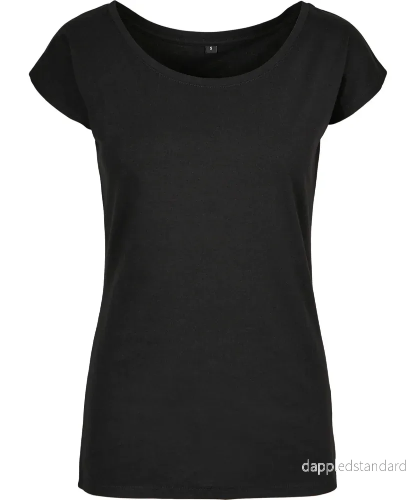 Wide Neck T-Shirt - Dam - Bild 2