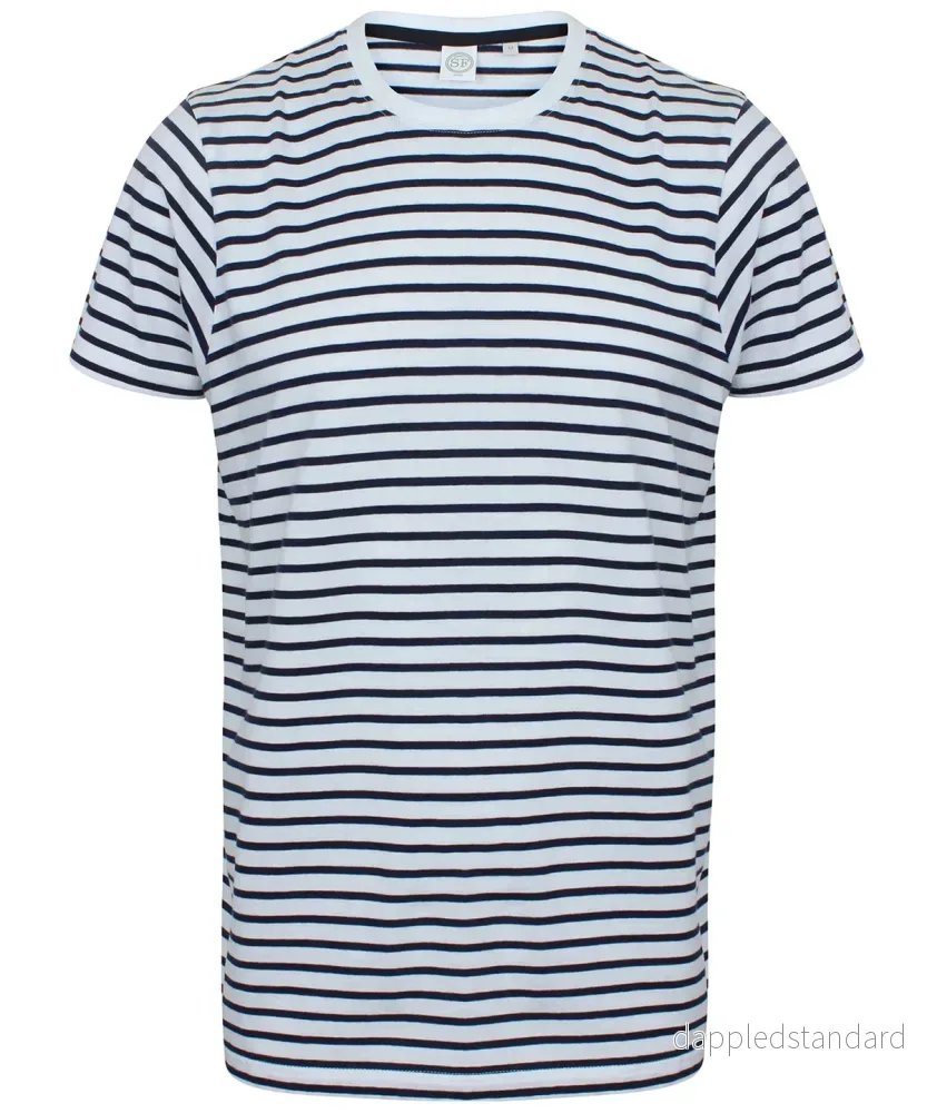 Unisex randig T-shirt - Bild 3