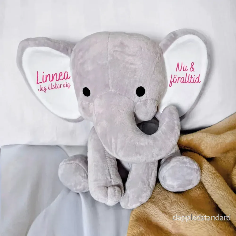 Elefant Gosedjur | Valfri Text | Namn