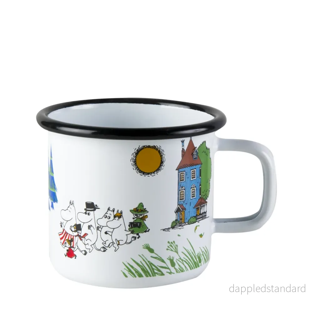 Enamel Mug 37 CL, Moominvalley Enamel Mug 37 CL, Moominvalley
