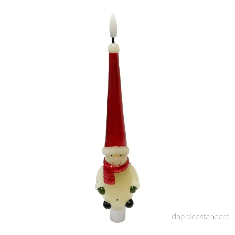 Snögubbe Röd Led 2-pack