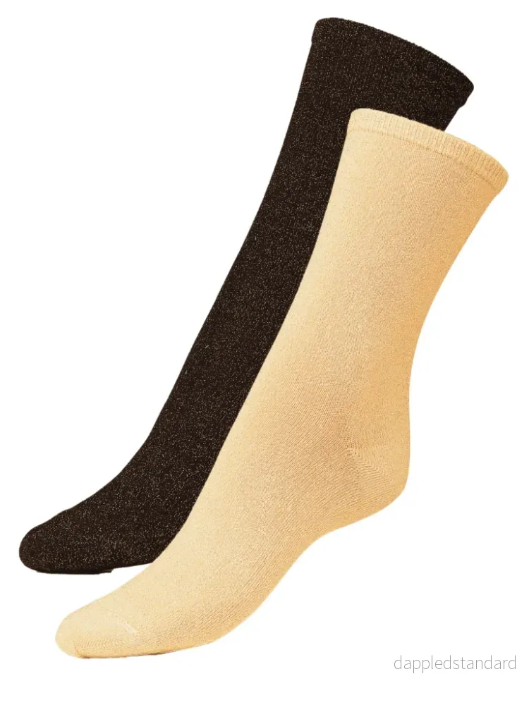 2-pack Dear Denier strumpor i guld och svart 2-pack Dear Denier strumpor i guld och svart