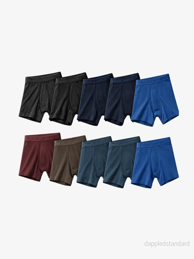 Panos Emporio Flerfarvet 10-Pack Bambus Boxershorts Til Ham