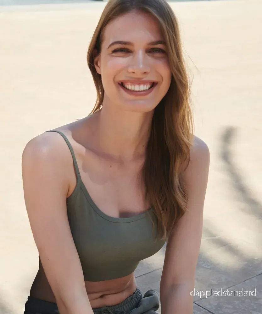 Croppad cami-topp Croppad cami-topp