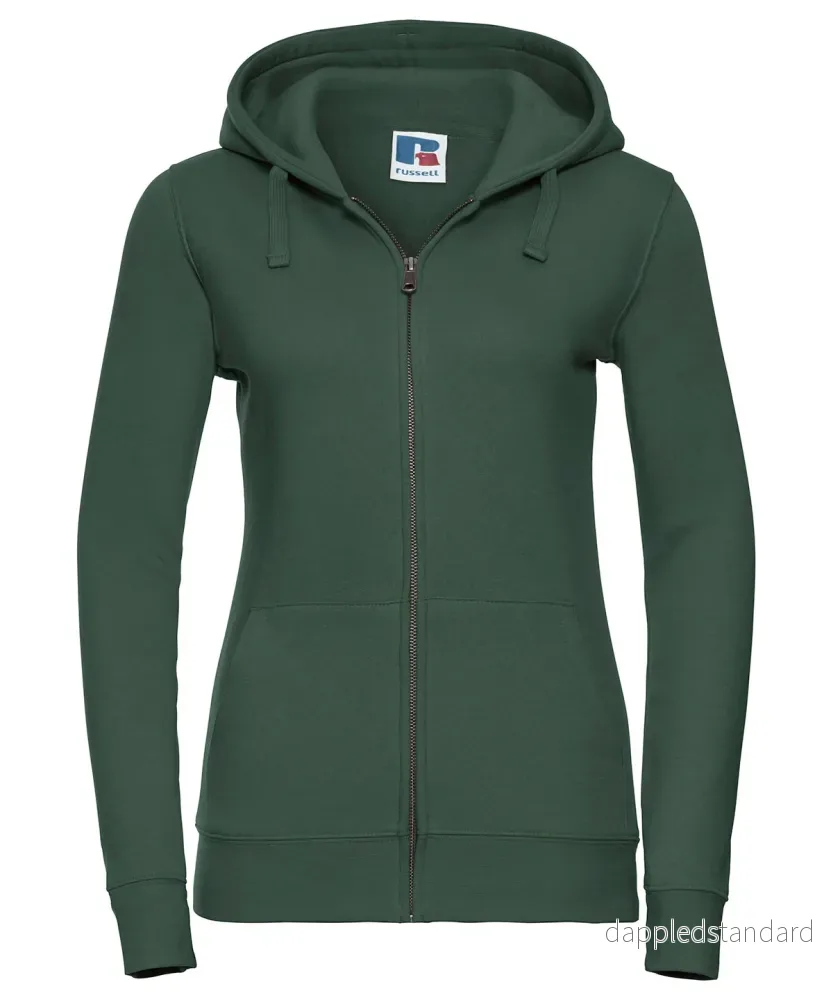 Russell Europe - Äkta Sweatshirt med Huva och Dragkedja för Damer - Bild 3