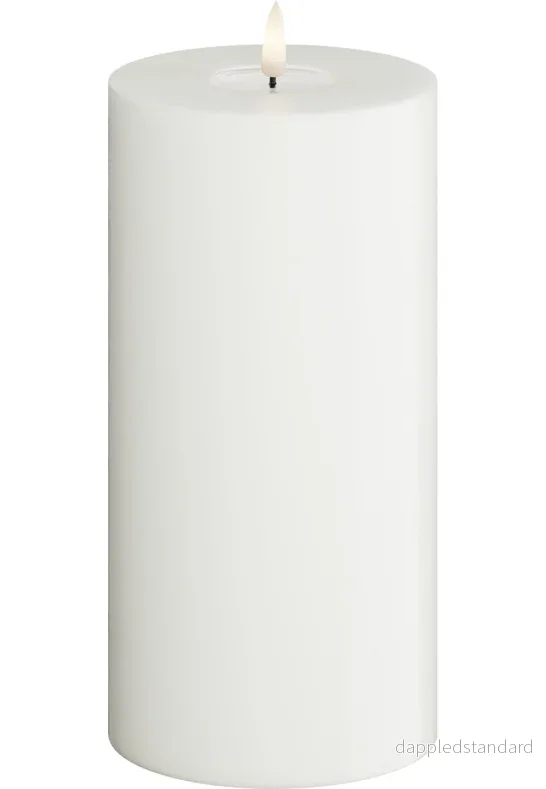 LED Blockljus Vit 10x20 cm