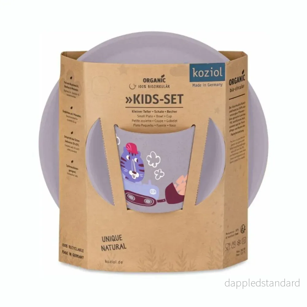 Kids Set Connect barnservis 3 delar tallrik/skål/mugg Kids Set Connect barnservis 3 delar tallrik/skål/mugg
