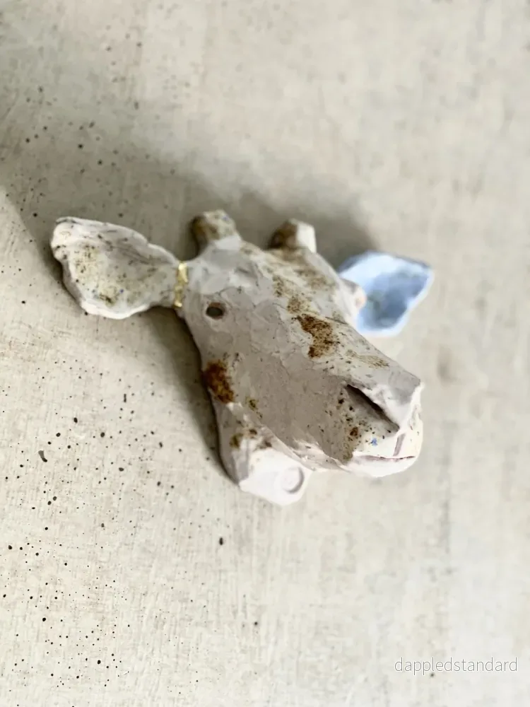 Väggskulptur fårhuvud Väggskulptur fårhuvud
