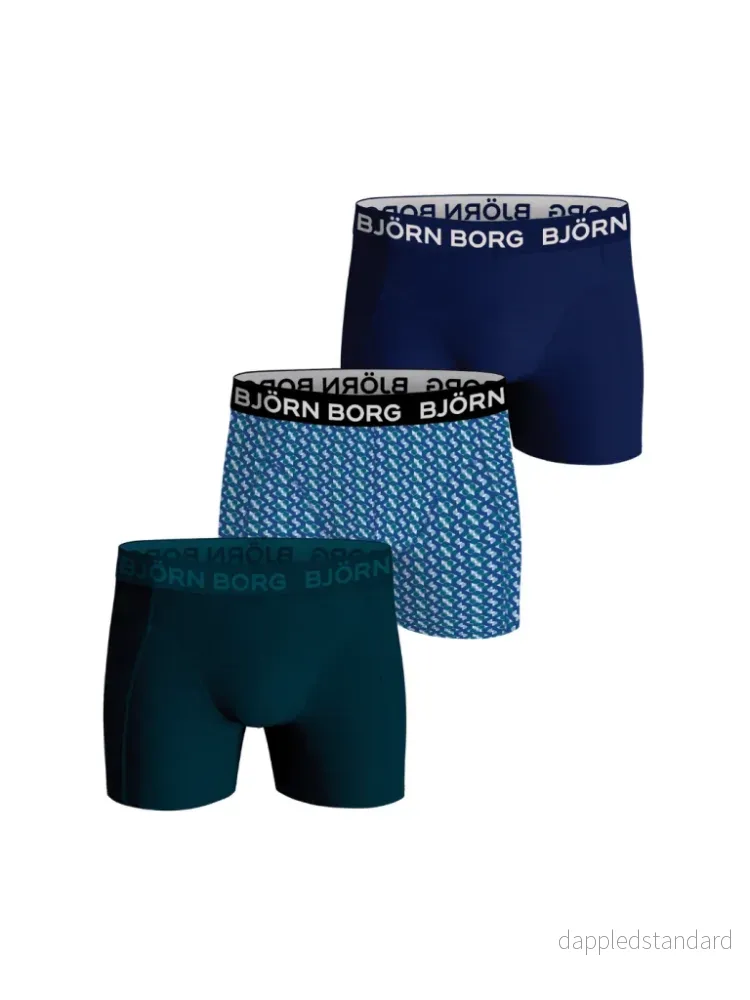 3-pack Björn Borg Blue Boys boxershorts 3-pack Björn Borg Blue Boys boxershorts