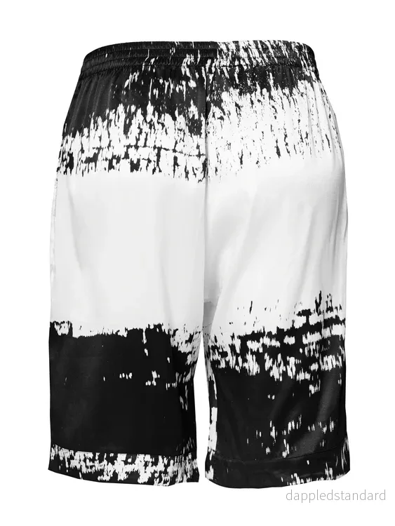 Monochrome Stripe Sidenshorts - Bild 2