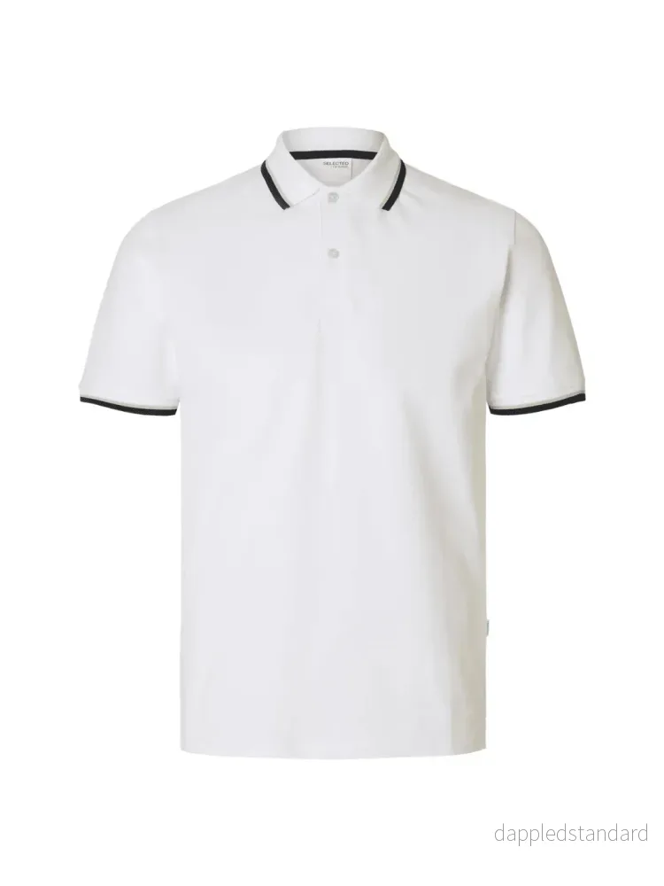Selected Hvid Atlas Sport Polo