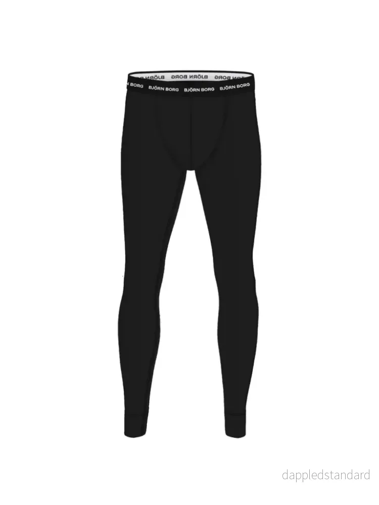 Björn Borg Sorte Stretch Long Johns