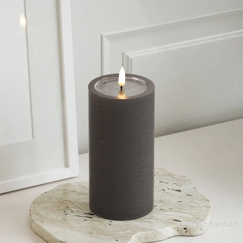 Unique LED Blockljus Mocca 7,5x15 cm - Bild 3