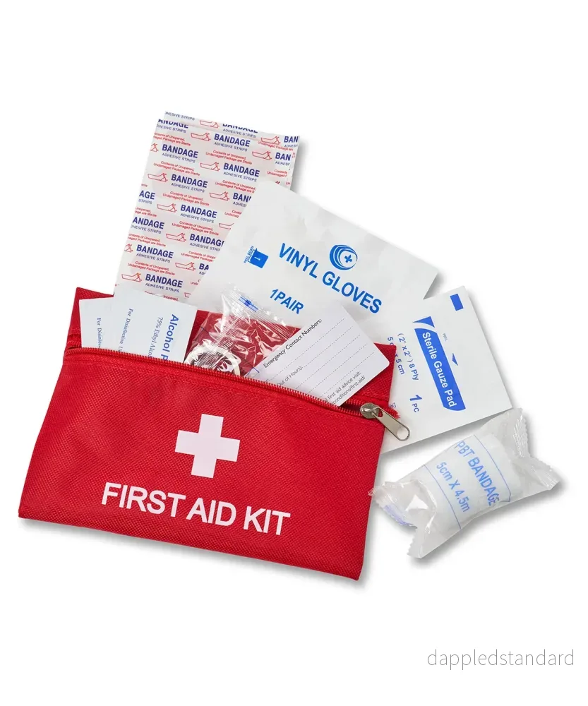 Första hjälpen-kit för resan