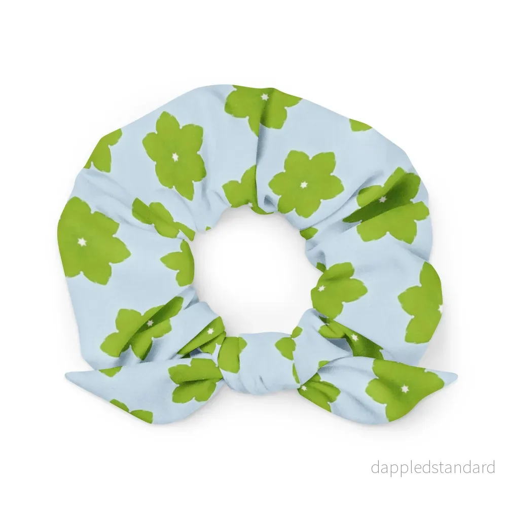 Scrunchie i återvunnet material Piff Grönblom Scrunchie i återvunnet material Piff Grönblom