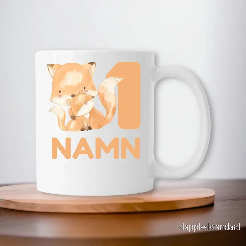 Cuddly Cute Fox | Hållbar Keramikmugg Cuddly Cute Fox | Hållbar Keramikmugg