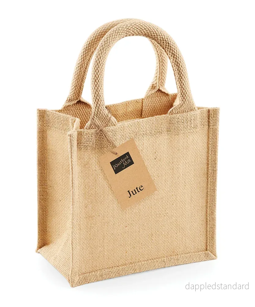 Jute Mini Gift Bag - Bild 2