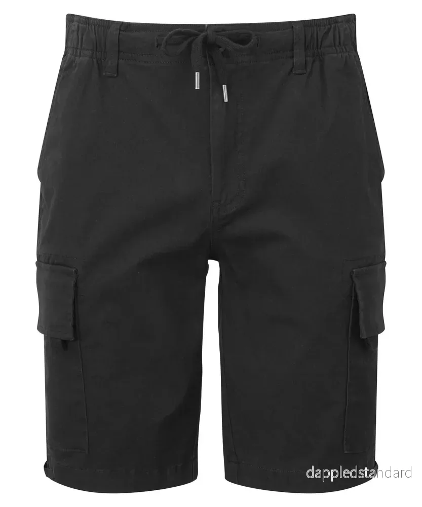 Cargo utility shorts med dragsko för herrar - Bild 2