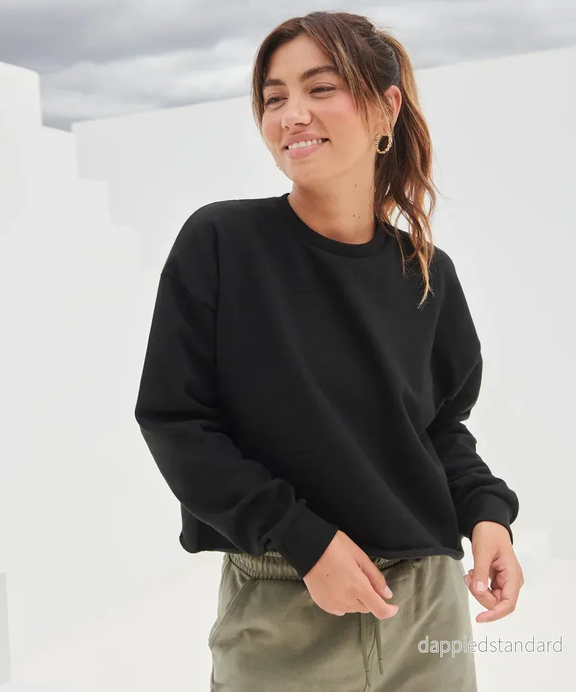 SF Dam - Cropped Slounge Sweat för damer