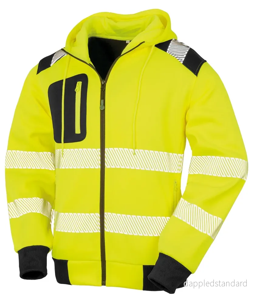 Result Genuine Recycled - Återvunnen Robust Säkerhetströja med Dragkedja - Bild 3