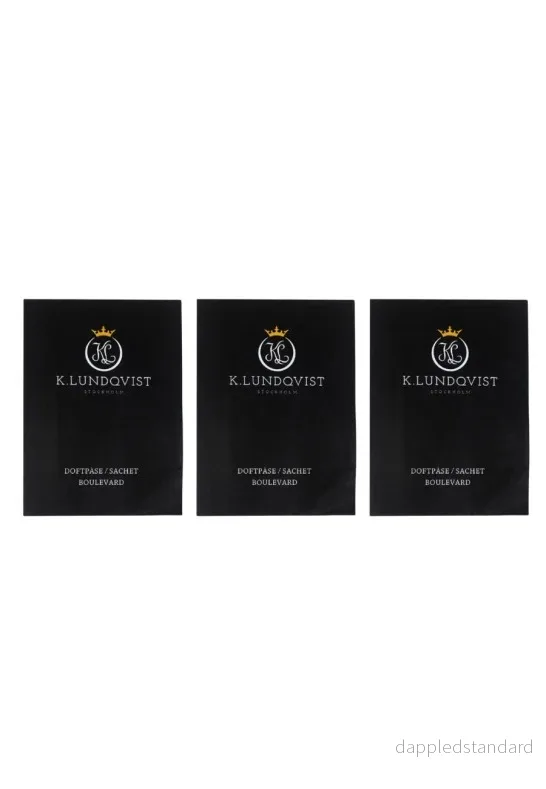K. Lundqvist Doftpåse Boulevard 3-pack
