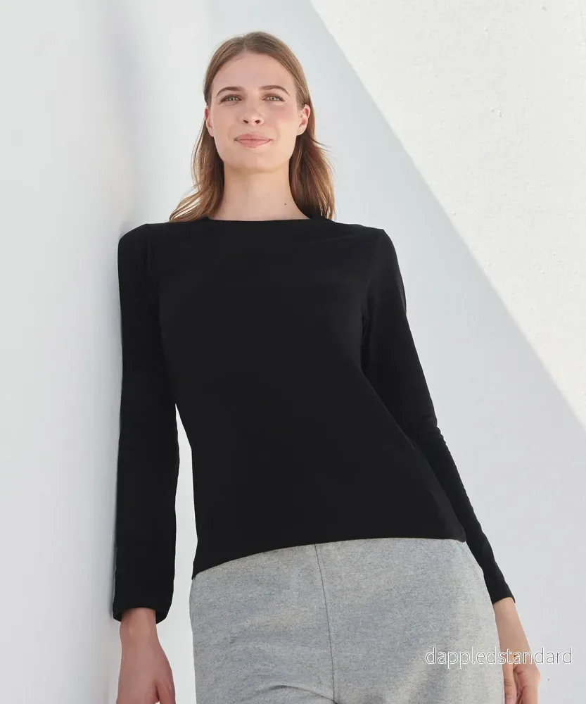 Långärmad Feel Good Stretch T-shirt – Dam
