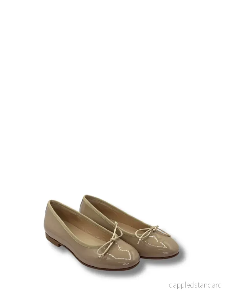 Apair Beige Lakeret Ballerina Apair Beige Lakeret Ballerina