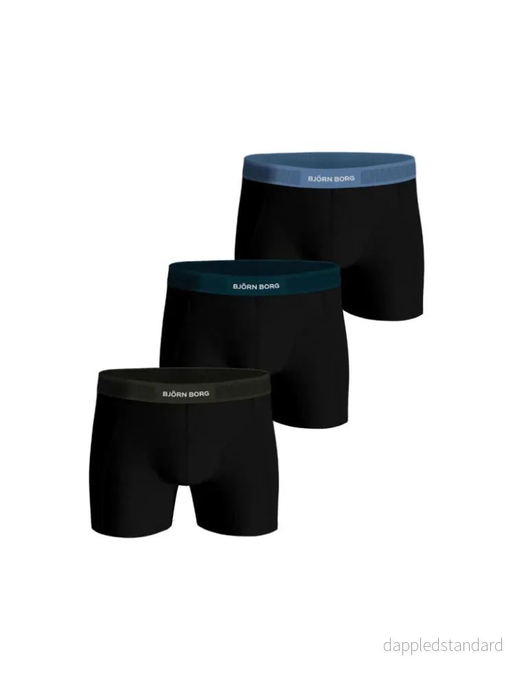 3-pack svart Björn Borg premium boxershorts 3-pack svart Björn Borg premium boxershorts