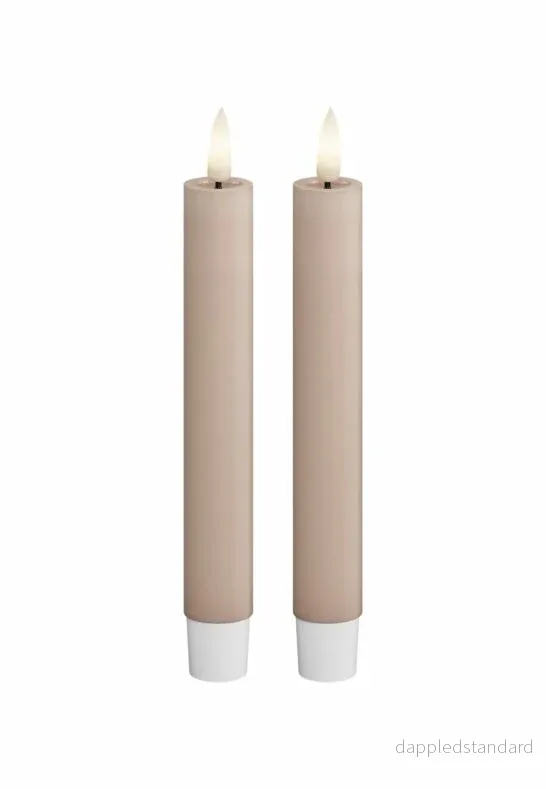LED Kronljus 2,2x15 cm Rosa 2-pack