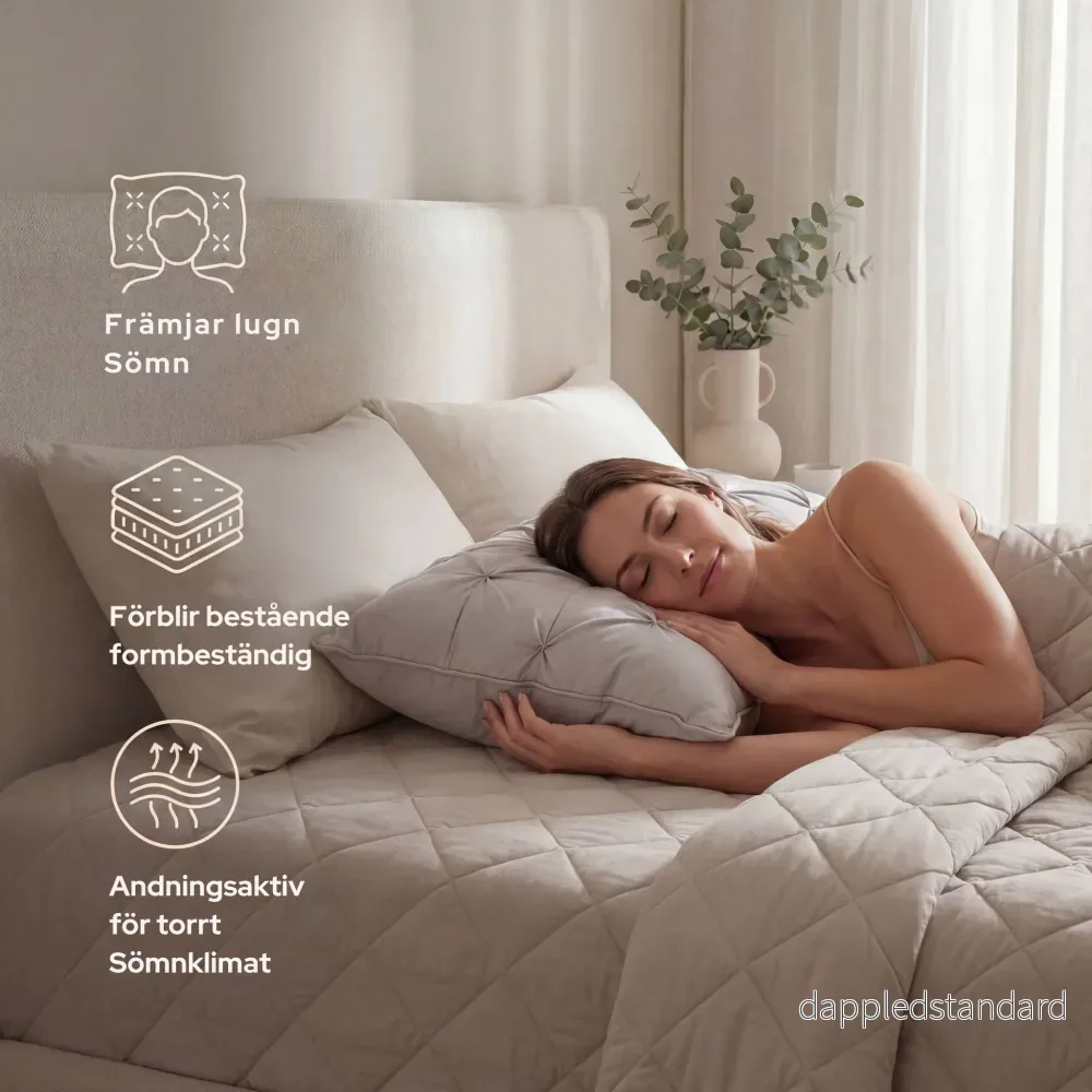 Drömmoln® Kudde – Hypoallergen Premiumkudde för Optimal Komfort - Bild 3